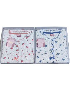 Camicia da notte donna a manica corta in jersey di cotone Cippi 6782 2