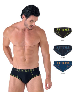 Gruppo 3 slip uomo in cotone elasticizzato Navigare 21583