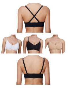Reggiseno imbottito in micro senza ferretto Jadea Nuvola 2