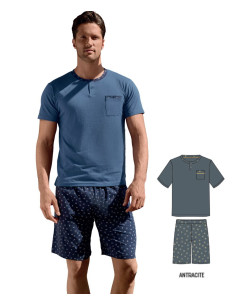 Men's cotton jersey short pajamas Infiore Uomo MKD754251