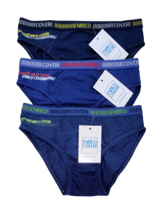 Gruppo 6 slip ragazzo in cotone elasticizzato Enrico Coveri ES4181 2