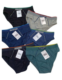 Gruppo 6 slip uomo in cotone elasticizzato Enrico Coveri ES1324 2