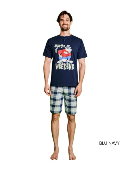ama uomo a manica corta in jersey di cotone Sabor Disney DYG4818