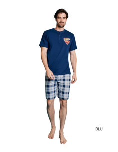 Pigiama uomo a manica corta in jersey di cotone Spiderman DCM7769 2