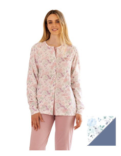 Women's opened cotton jersey pajamas Irge IRL2562