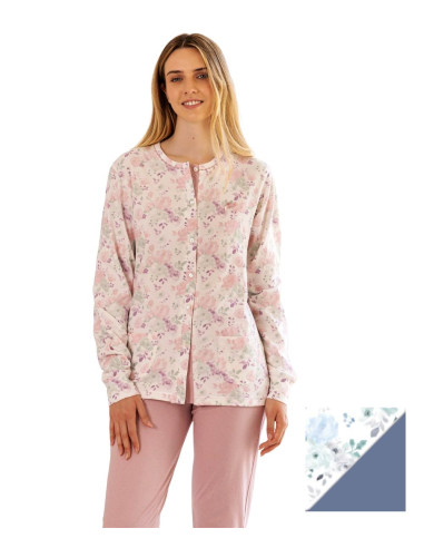 Women's opened cotton jersey pajamas Irge IRL2562
