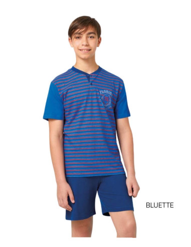 Pigiama corto da ragazzo in jersey di cotone Il Granchietto GP4155