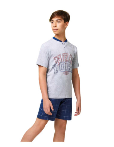 Boy's cotton jersey short pajamas Il Granchietto GP4156