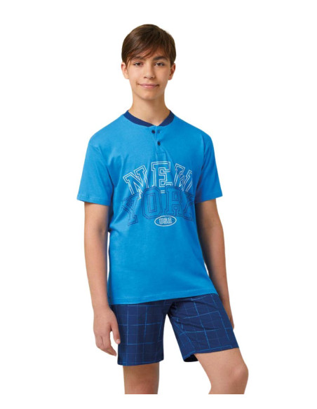 Boy's cotton jersey short pajamas Il Granchietto GP4156