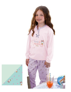 Girl's cotton jersey pajamas Irge IK534