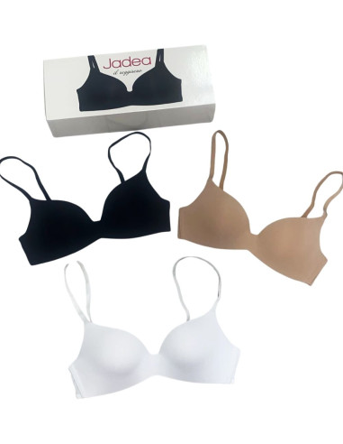 Padded microfiber bra without underwire Jadea Abbraccio