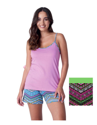 Women's thin straps cotton jersey pajamas with short s Karelpiu' SB0434
