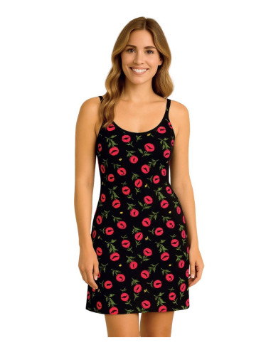 Women's thins straps viscose jersey nightdress Karelpiu' SB0498