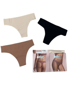 Brasiliana donna taglio vivo in cotone elasticizzato Naturalfit Infiore 776 2