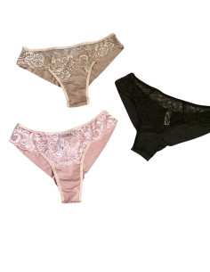 Brasiliana donna in viscosa e pizzo elasticizzato Intimami ID1511 2