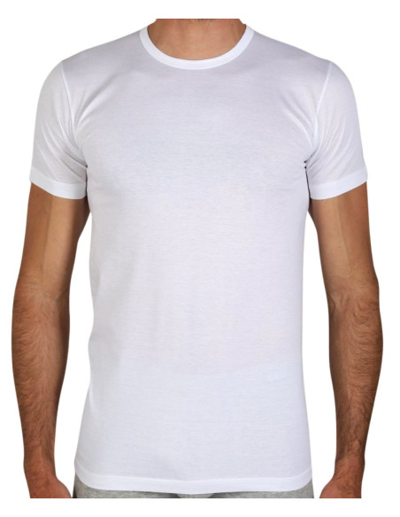T-shirt uomo girocollo in cotone filo di Scozia Fragi 2340