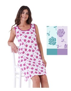 Women's cotton jersey wide shoulder nightdress Karelpiu' KE0312