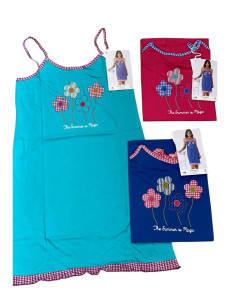 Camicia da notte donna a spalla stretta Karelpiu' KE0329 2