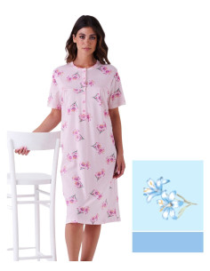 Camicia da notte donna a manica corta Karelpiu' KE0009