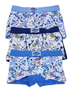 Gruppo 3 boxer in cotone elasticizzato bambino Gasolino U3888