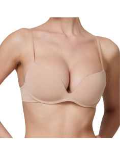 Reggiseno super push-up in micro senza ferretto Jadea Fiamma