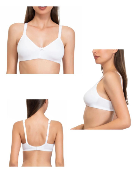 Reggiseno senza ferretto SieLei Natural Cotton 1450