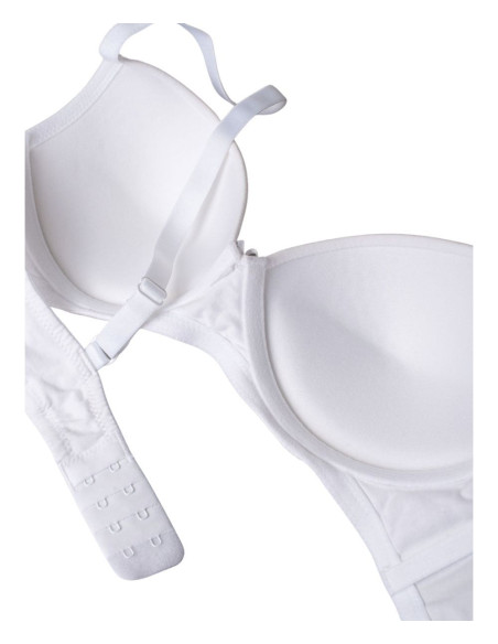 Unwired push-up bra Natural Cotton SieLei 1456