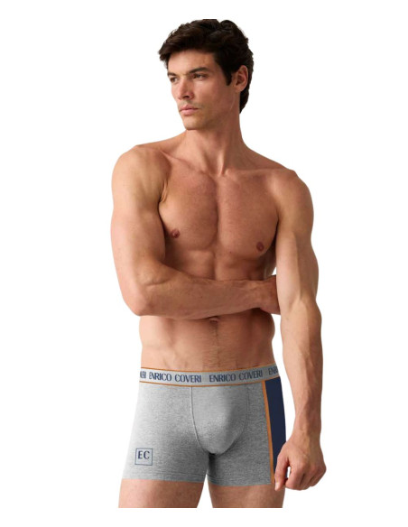 Gruppo 6 boxer uomo in cotone elasticizzato Enrico Coveri EB1329