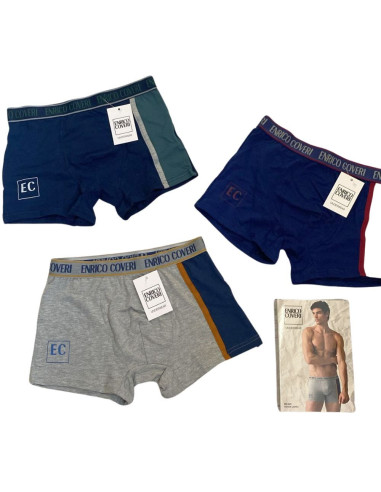 Group 6 stretch cotton men boxer Enrico Coveri EB1329