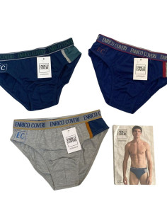 Gruppo 6 slip uomo in cotone elasticizzato Enrico Coveri ES1329 2