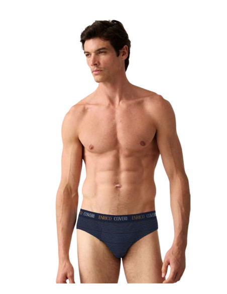 Gruppo 6 slip uomo in cotone elasticizzato Enrico Coveri ES1330