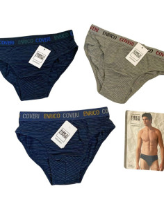 Gruppo 6 slip uomo in cotone elasticizzato Enrico Coveri ES1330 2