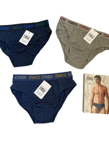 Group 6 stretch cotton men briefs Enrico Coveri ES1330