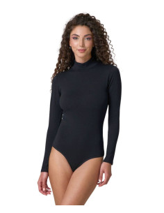 Body donna a lupetto in cotone elasticizzato Jadea 4153