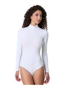 Body donna a lupetto in cotone elasticizzato Jadea 4153 2