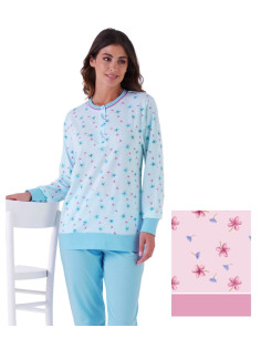Women's seraphine cotton jersey pajamas Karelpiu' KC0051