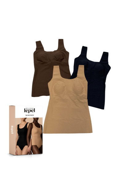 Top con reggiseno in microfibra senza cuciture Lepel Skin2Skin VLPT02776