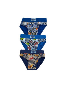 Gruppo 6 slip bambino in cotone elasticizzato Gasolino U3861
