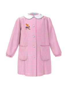 SIGGI 33GR4331 KINDERGARTEN APRON WITH DANCER-DOG EMBROIDERY