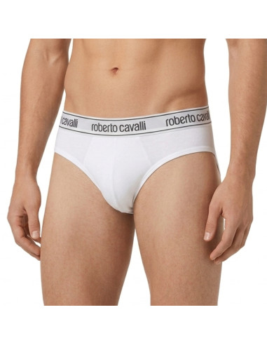 Gruppo 3 slip uomo in cotone elasticizzato Roberto Cavalli WSO00G