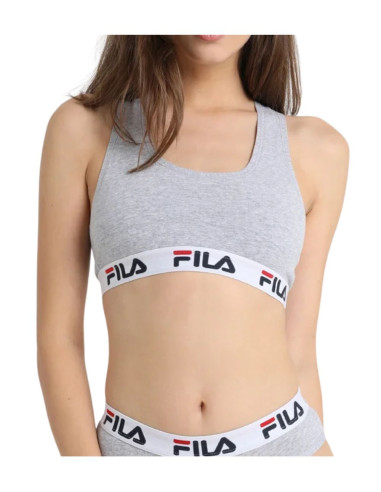 Brassiere sportiva donna in cotone elasticizzato Fila FU6042
