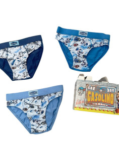 Gruppo 6 slip bambino in cotone elasticizzato Gasolino U3891