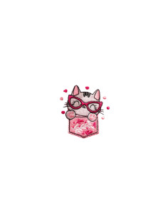 Girl smock for asylum Andy&Gio' 90322 Squared White/Pink 2
