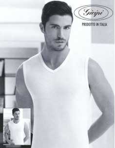 Sleeveless V neck t-shirt Gicipi 261 2