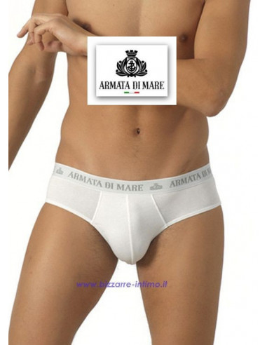 Confection of 2 elastic cotton briefs with logo.