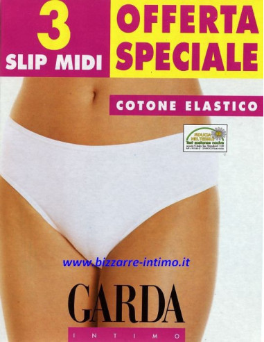 Stretch cotton midi briefs Garda 3902