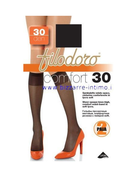 Group 6 pairs knee-highs Filodoro art Comfort 30