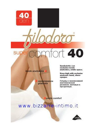 3 pairs knee-highs Filodoro art Super Comfort 40