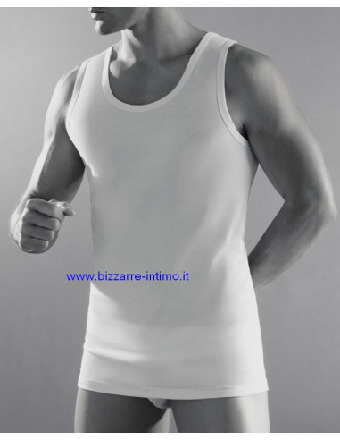 Men's mercerized cotton jersey vest Cagi 1106 Men's mercerized cotton jersey vest Cagi 1106