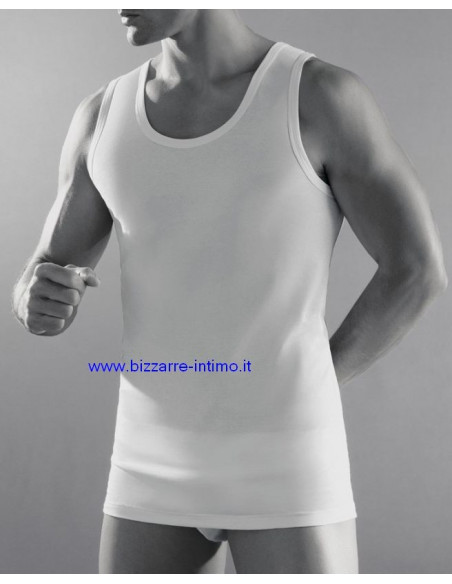 Men's mercerized cotton jersey vest Cagi 1106 Men's mercerized cotton jersey vest Cagi 1106